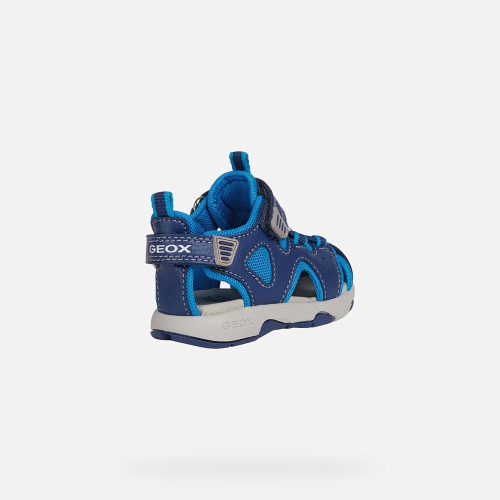 Geox Sandals Navy Multy Boy - Geox Baby Shoes - ZQJVOE678